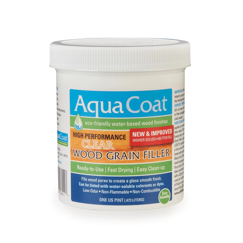 High Performance Clear Wood Grain Filler - Size:1 Pint